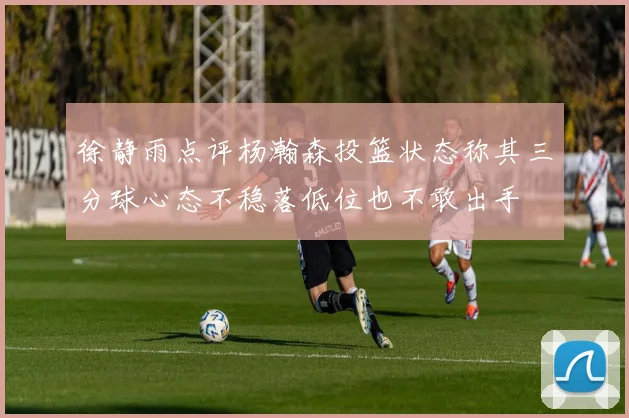 徐静雨点评杨瀚森投篮状态称其三分球心态不稳落低位也不敢出手